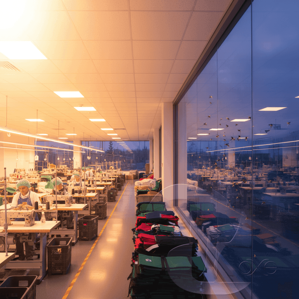 Light inside is brighter than outdoors, attracting insects