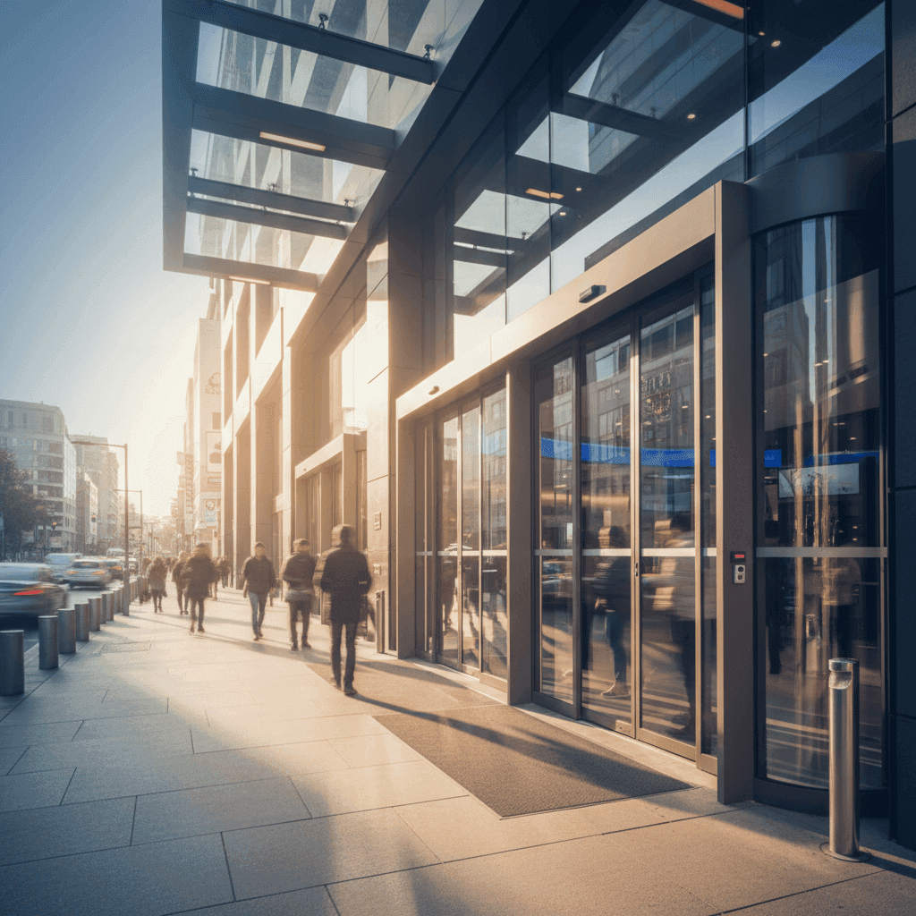 High footfall causes constant door movement