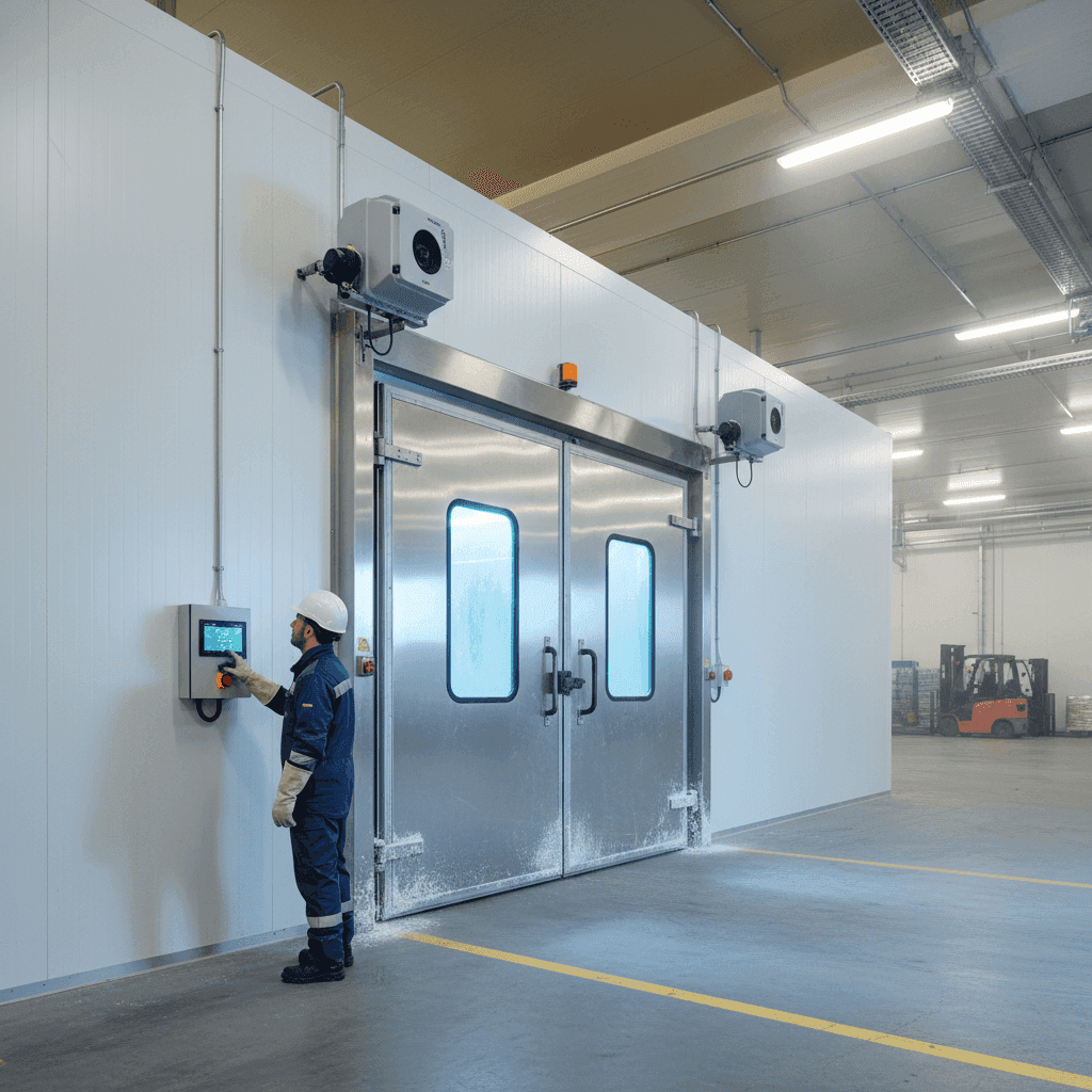 Cold storage entry points and temperature-critical spaces